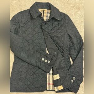 Burberry Brit Quilted Jacket with Signature Check Lining